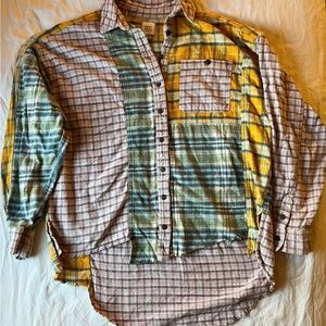 Urban Outfitters Button down flannel- plaid multicolored- BDG